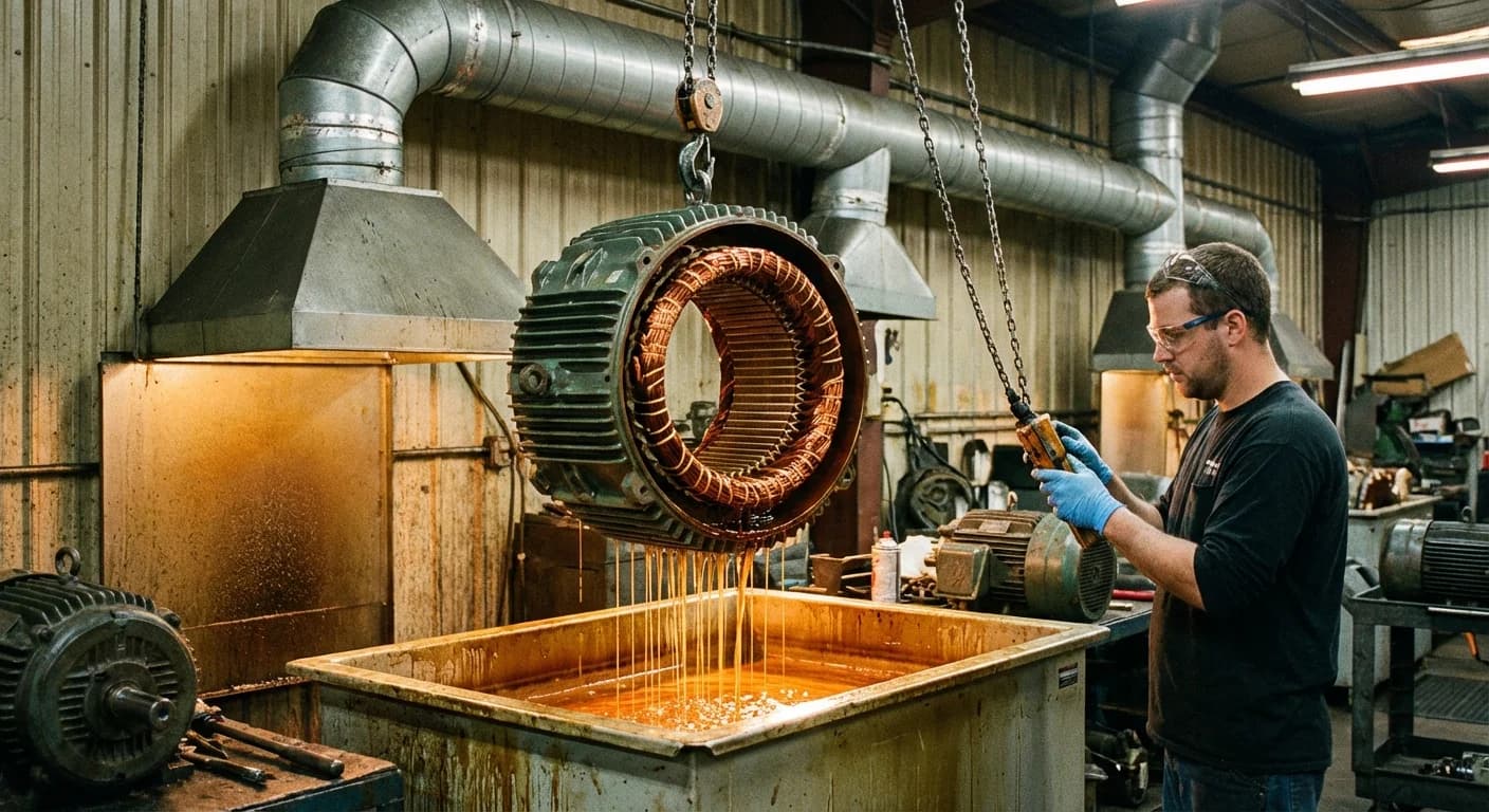 Complete Electric Motor Repair Ltd., shop facility, Calgary Alberta