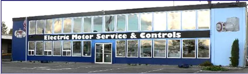 Electric Motor Service & Controls logo, electric motor repair