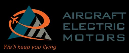 Aircraft Electric Motors logo, electric motor repair