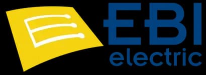 EBI Electric logo, electric motor repair