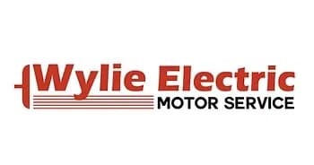 Wylie Electric Motor Service logo, electric motor repair