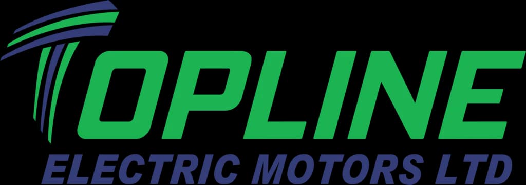 Topline Electric Motors logo, electric motor repair