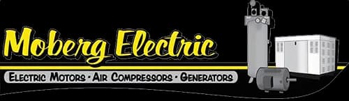 Moberg Electric logo, electric motor repair
