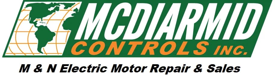 McDiarmid Controls, Inc. logo, electric motor repair