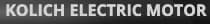 Kolich Electric Motor Company logo, electric motor repair