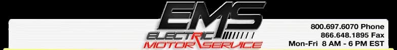 Electric Motor Services, Inc. (EMS) logo, electric motor repair