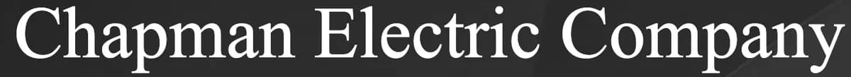 Chapman Electric Co. Inc. logo, electric motor repair