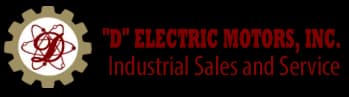D Electric Motors, Inc. logo, electric motor repair