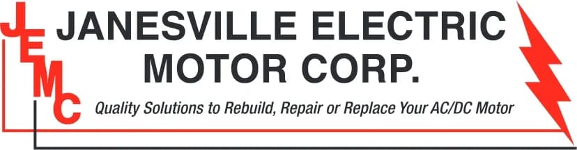 Janesville Electric Motor Corporation logo, electric motor repair