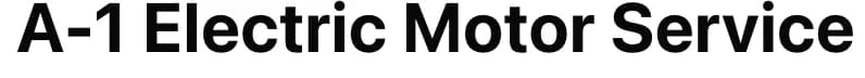 A1 Electric Motor Service logo, electric motor repair