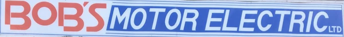 Bob's Motor Electric LTD logo, electric motor repair