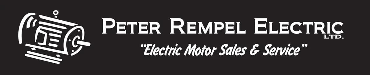 Peter Rempel Electric Ltd logo, electric motor repair