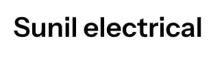 Sunil Electrical logo, electric motor repair