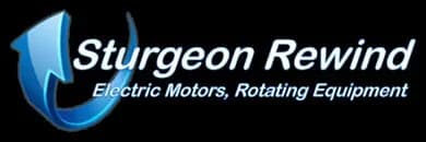 Sturgeon Rewind Ltd logo, electric motor repair