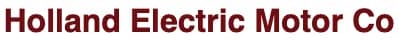 Holland Electric Motor & Supply Co. logo, electric motor repair