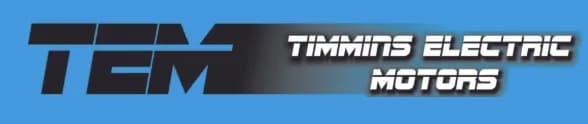Timmins Electric Motors logo, electric motor repair